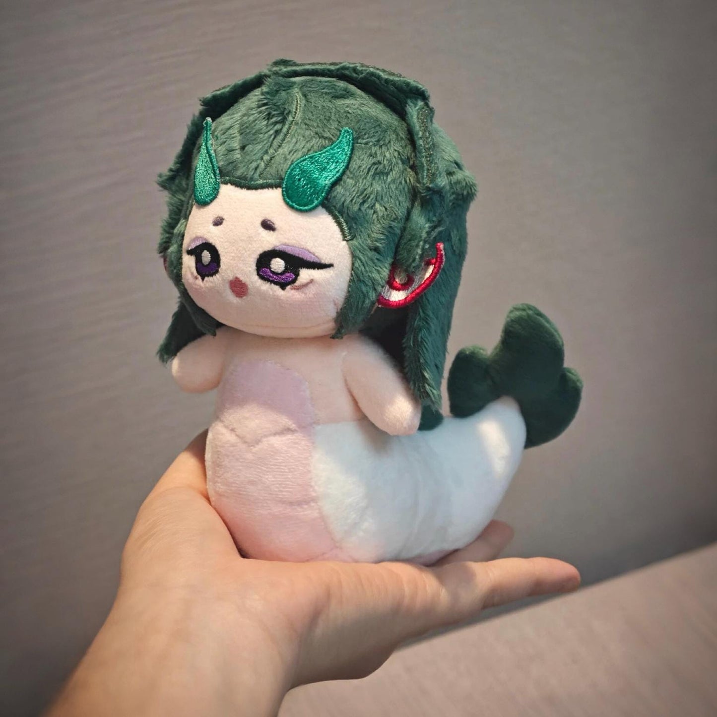 Chibi Snake-tailed Plush Sewing Pattern & Tutorial